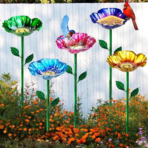 Bird Bath With Flowers