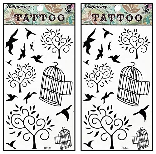 Bird Cage Tattoo Designs