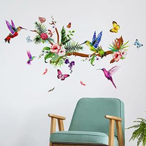 Birds Flowers Wall Sticker