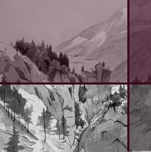 How to Draw Bird Eye View Mountain