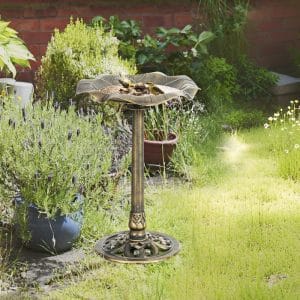 How to Make a Pedestal Sink into a Bird Bath