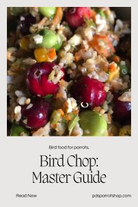 How to Make Bird Chop With Beans And Grains