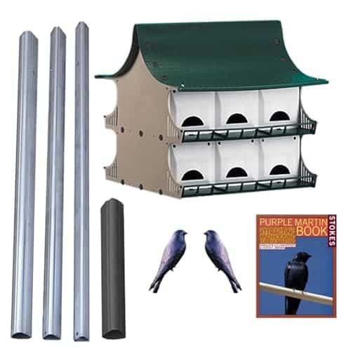 Martin Bird House And Pole