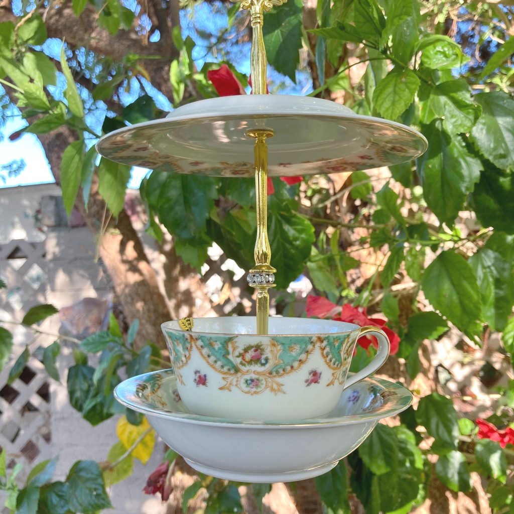 Teacup Bird Bath