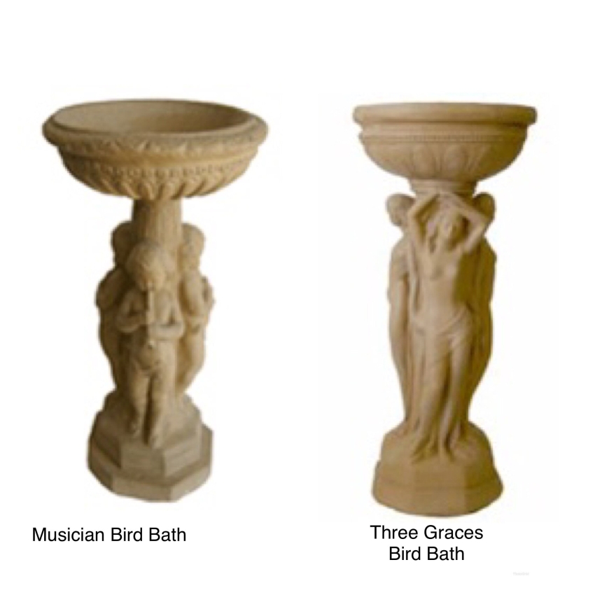 Three Graces Bird Bath