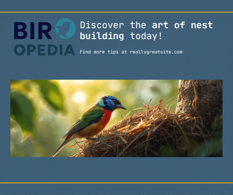 A Bird Building a Nest