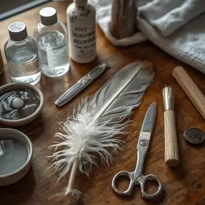 How to Disinfect Bird Feather for Quill