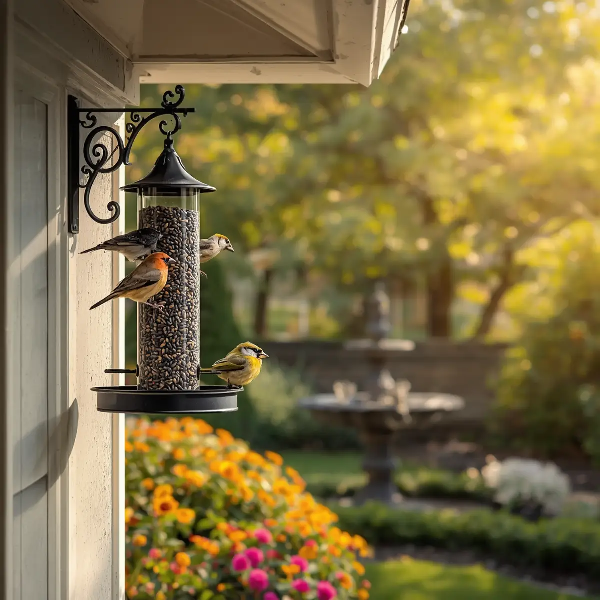 How to Hang Bird Feeder