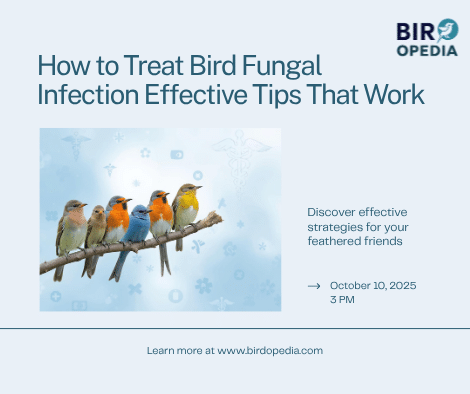 How to Treat Bird Fungal Infection