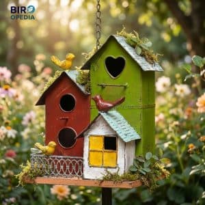 Jemeni Multi-Unit Metal Birdhouse