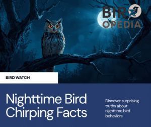 Why Would a Bird Chirp at Night