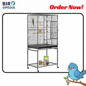 Best Bird Cages Yaheetech 54-inch Wrought Iron Standing Large Parrot Parakeet Flight Bird Cage