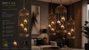 Bird Cage Decor Ideas_ Stunning Candle Holders for Elegant Home Styling