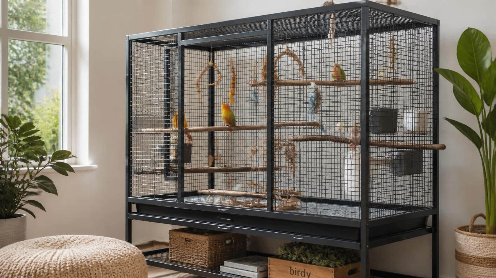 Easy Clean Bird Cage