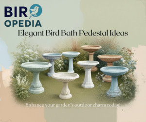 Bird Bath Pedestal Ideas to Enhance