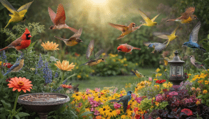 How to Attract Colorful Birds