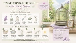 How to Disinfect Bird Cage After Bird Dies
