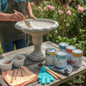 Is It Safe to Paint Bird Baths?