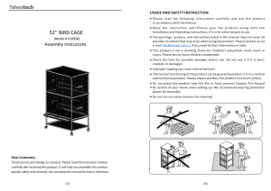 Affordable Bird Cages Yaheetech 52" Bird Cage