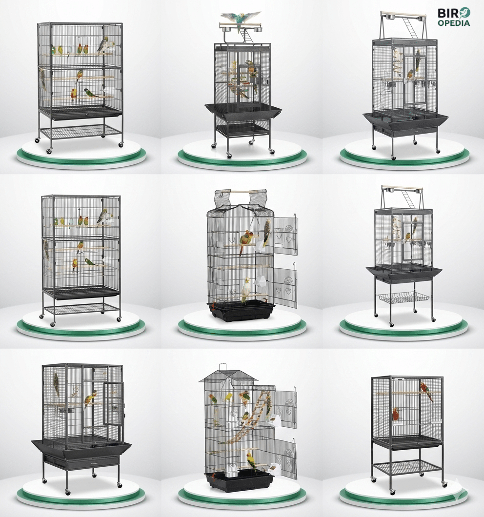 Green Cheek Conure Bird Cage