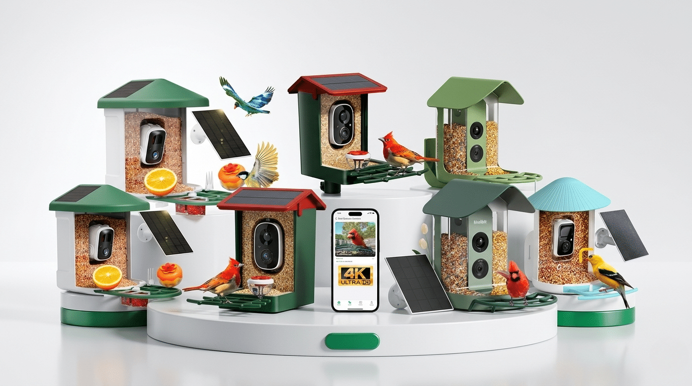Smart Ai Bird Feeder with Camera