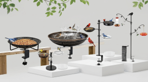 Deck Rail Bird Feeder