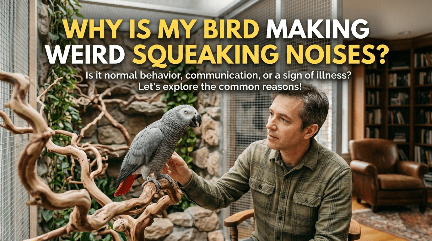 Why is My Bird Making Weird Squeaking Noises?