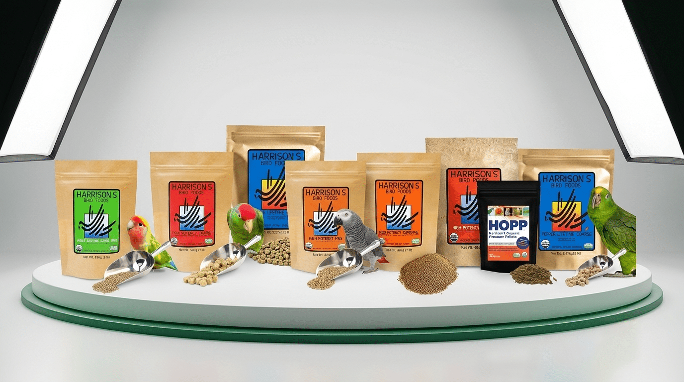 Harrison Bird Pellets: Organic Nutrition for Healthy Pet Birds