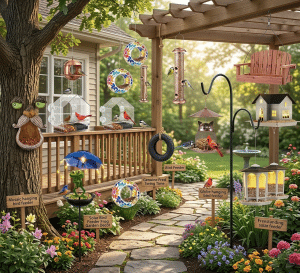 Creative Unique Bird Feeder Ideas to Attract Wild Birds and Enhance Your Garden