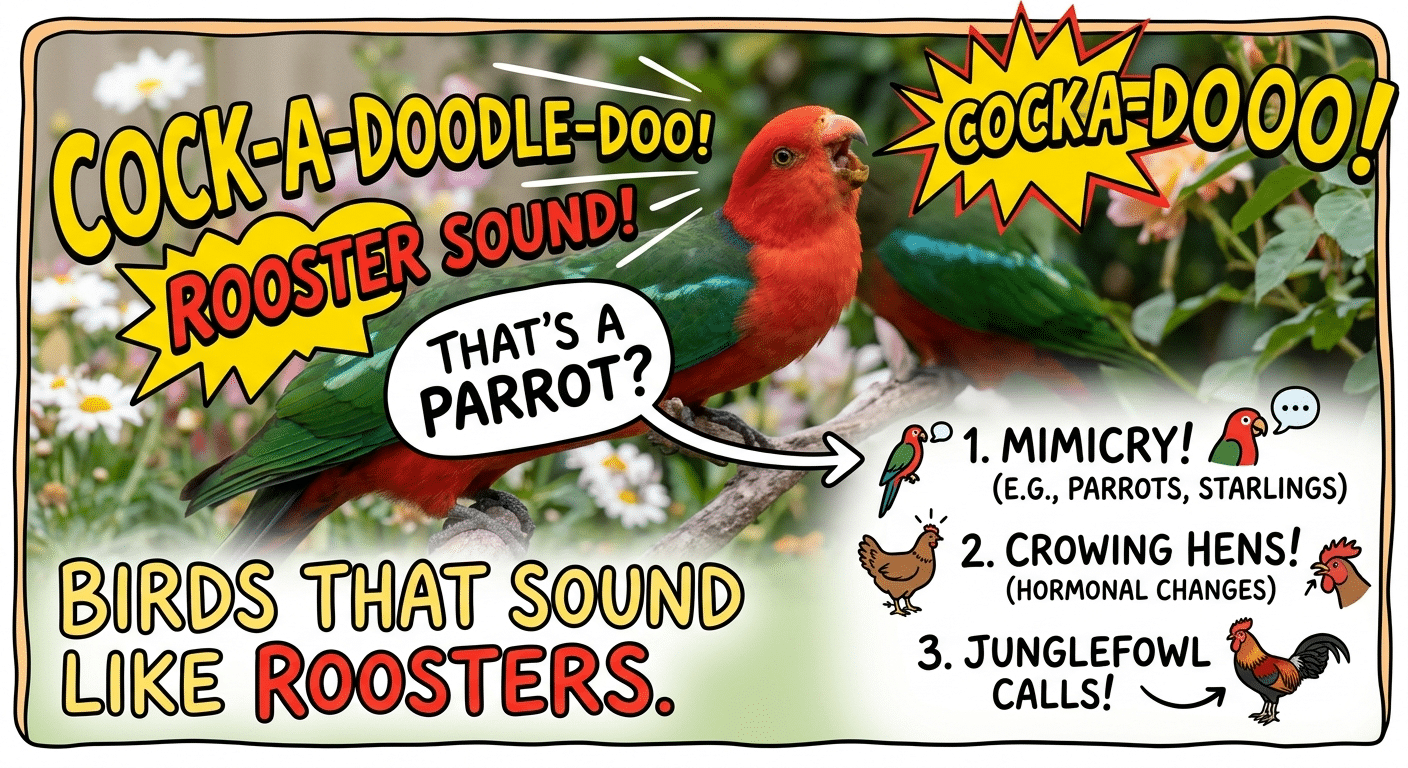 A Bird That Sounds Like a Rooster