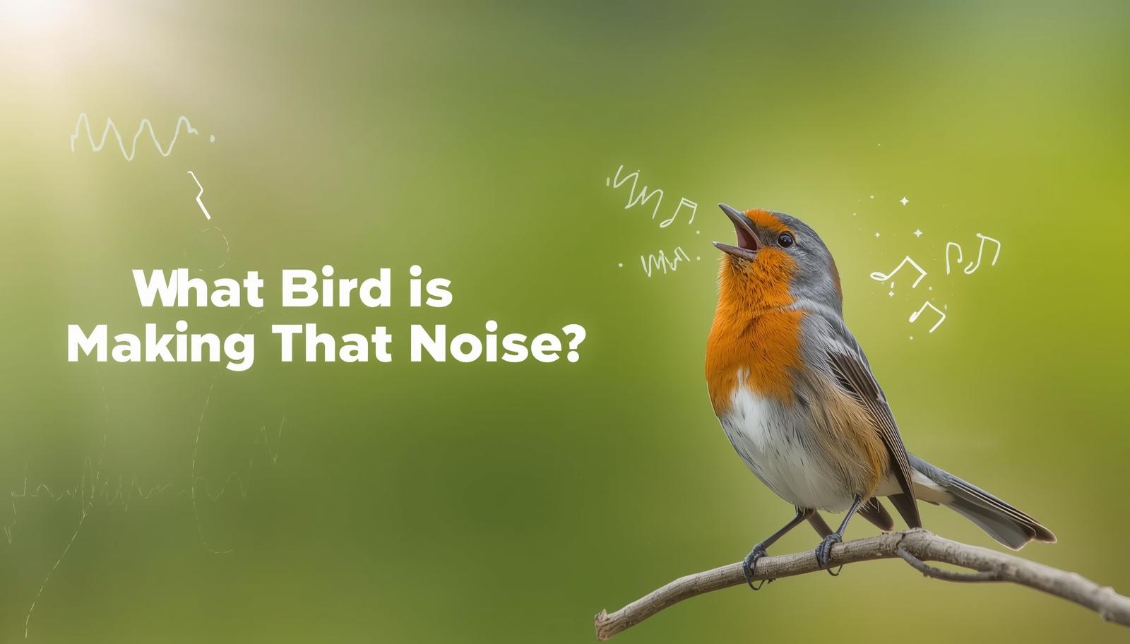 What Bird is Making That Noise