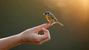 How to Get a Bird to Perch on Your Finger