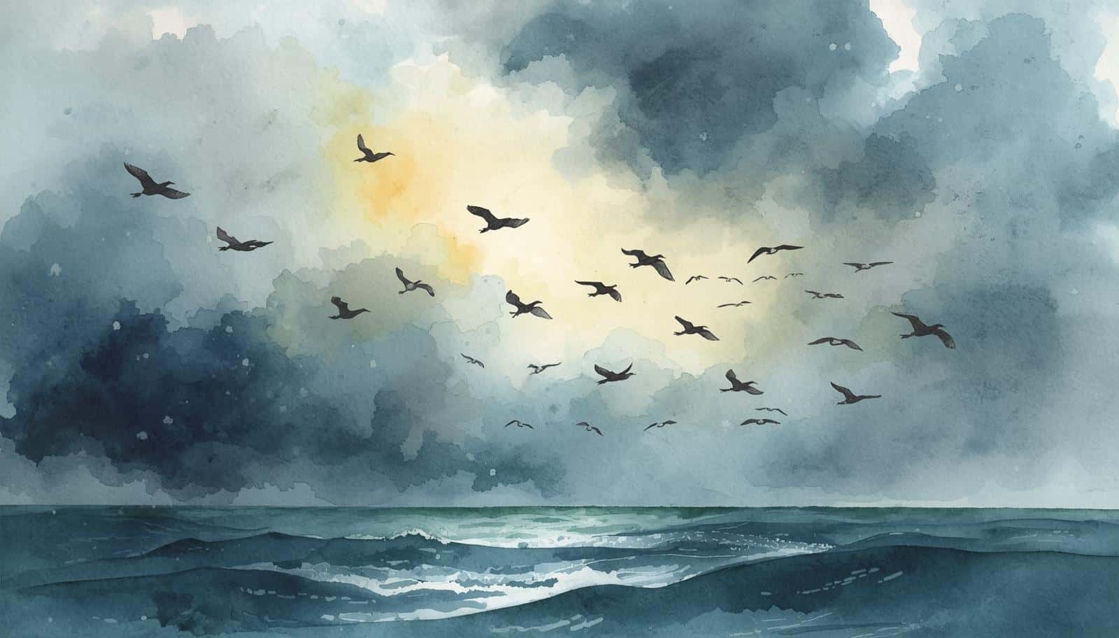 How Do Birds Navigate in Cloudy Weather