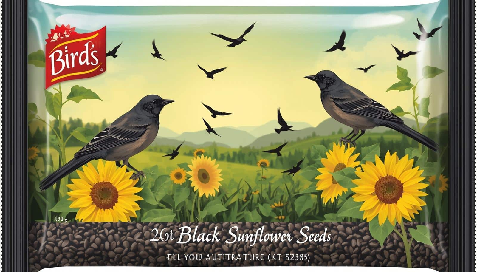 Birds Black Sunflower Seeds