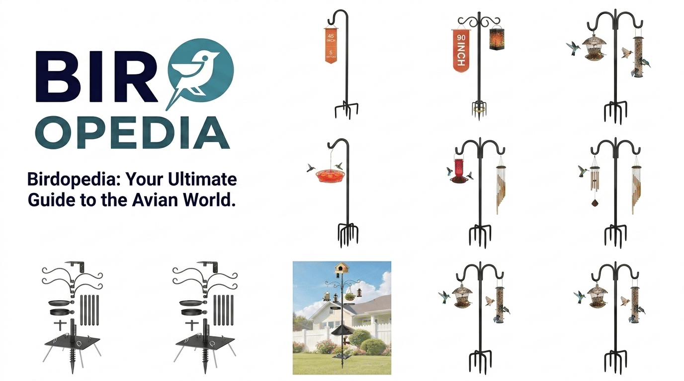 Bird Feeder Poles And Hangers