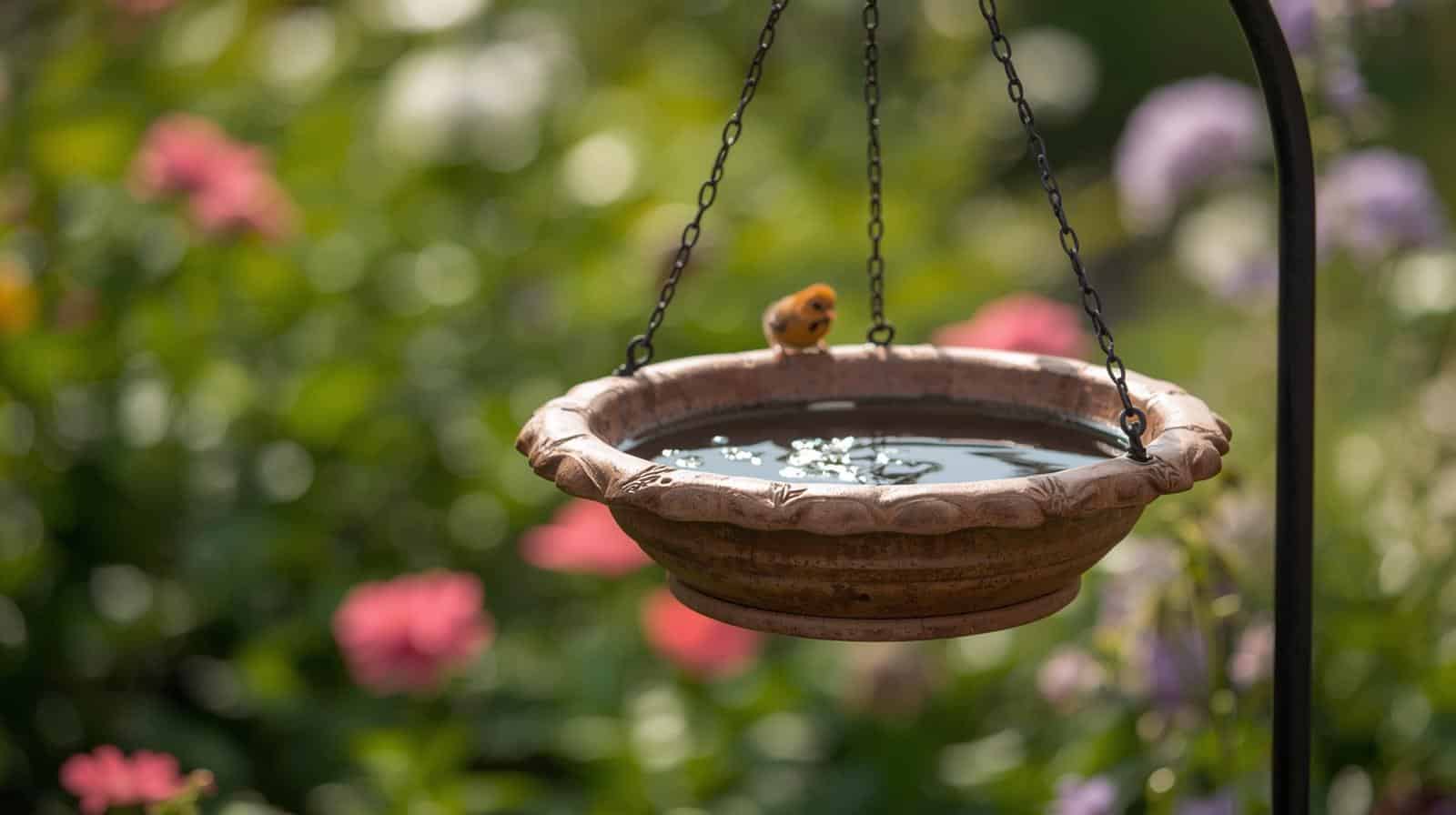 Birds Water Feeder: Essential Hanging Bird Baths for Every Garden Lover
