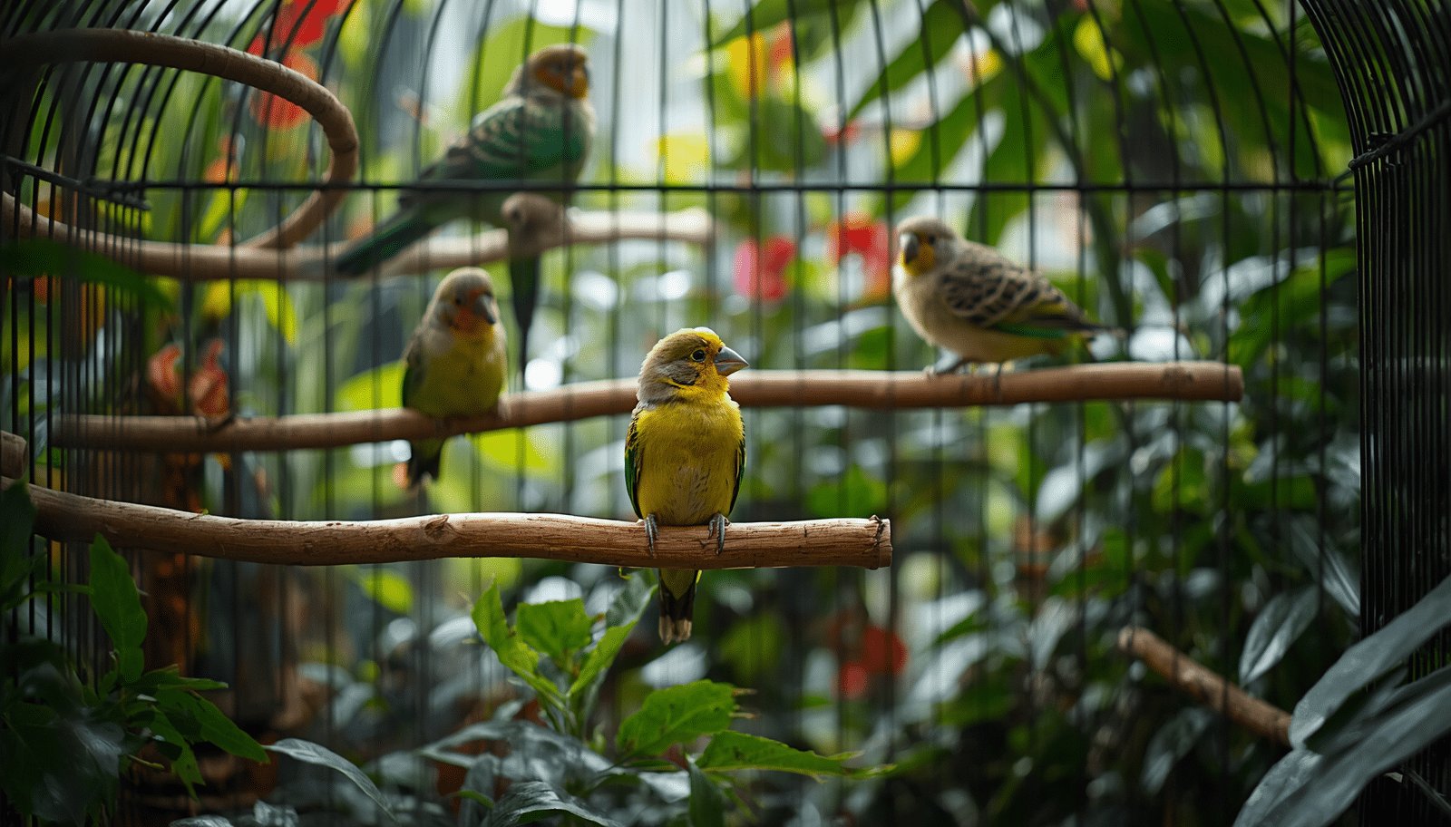 How to Place Perches in Bird Cage