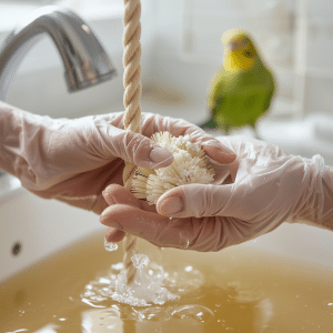 How to Clean Bird Rope Perches