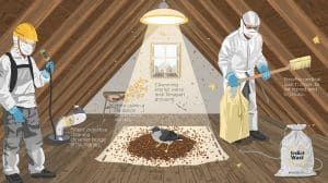 How to Disinfect Attic from Bird Waste Step by Step