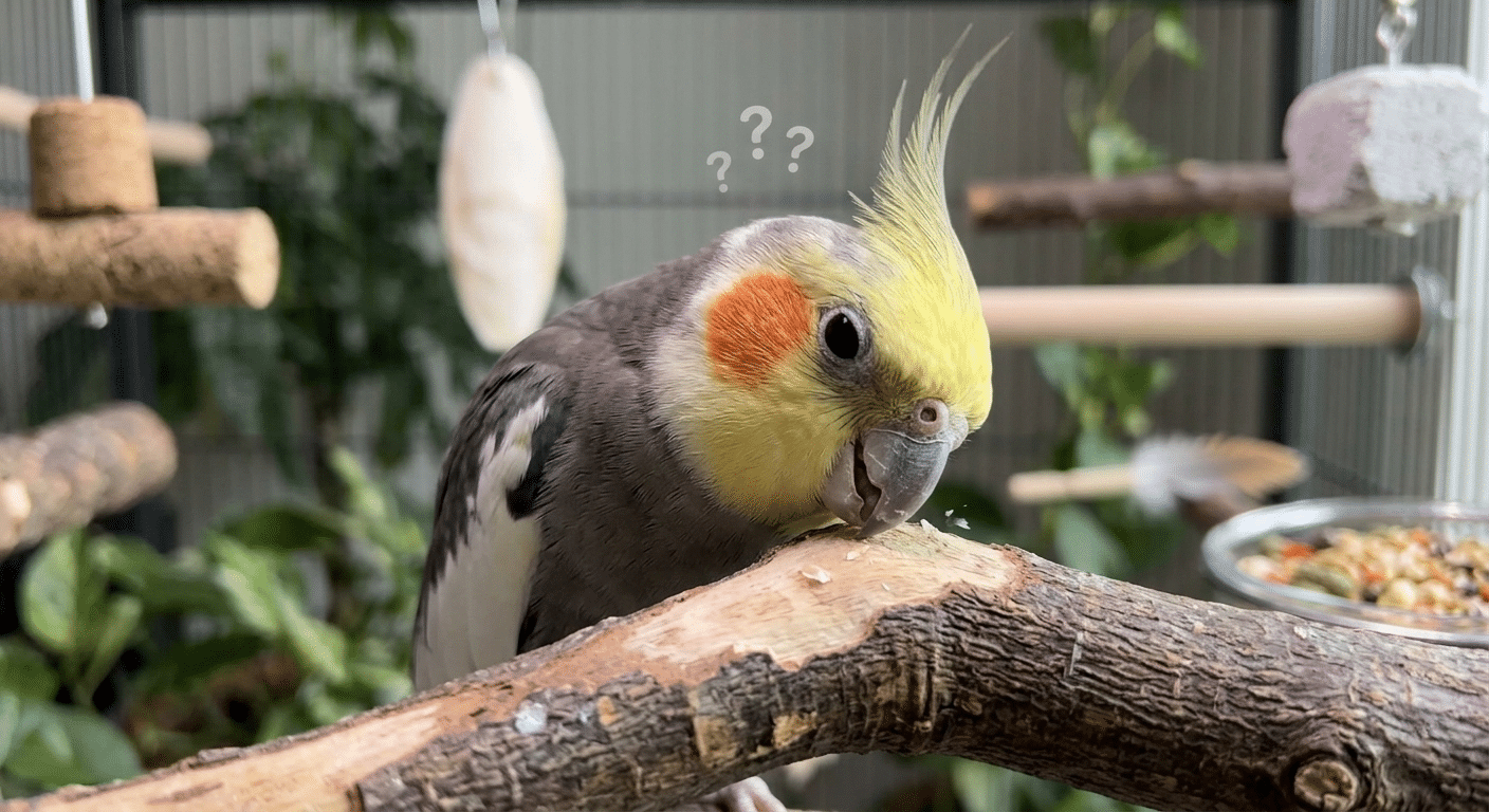 Why Does My Bird Rub His Beak on His Perch? Common Reasons