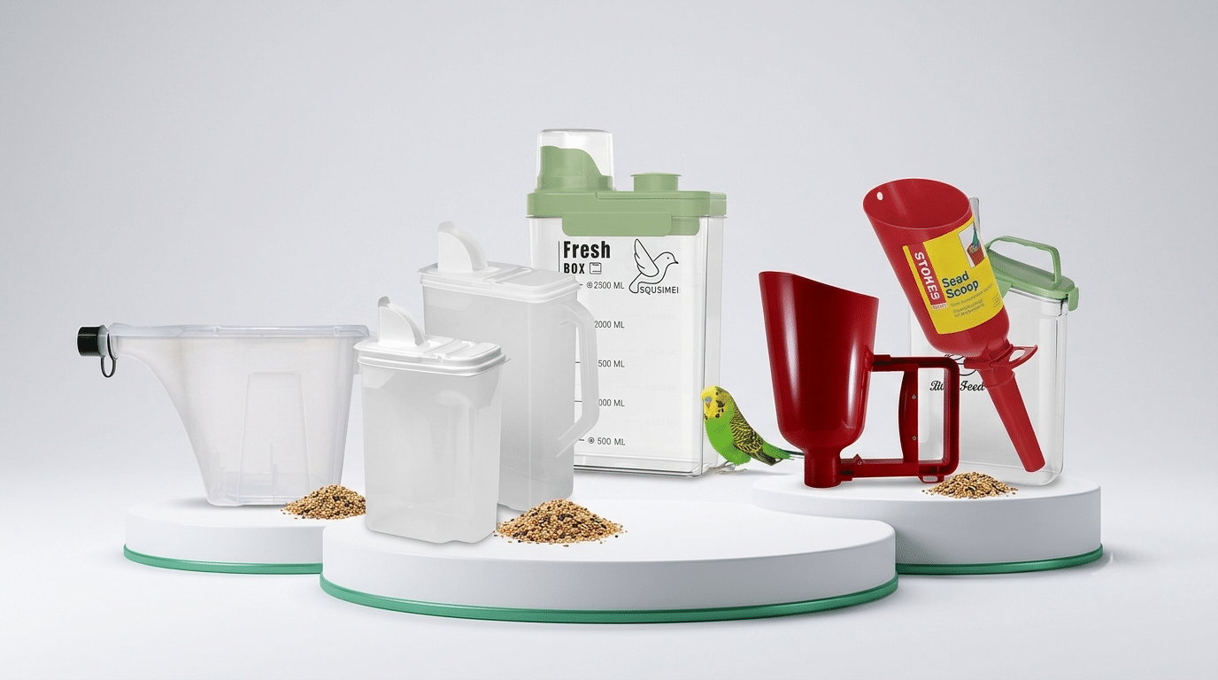 Bird Seed Dispenser: Easy Storage and Feeding Solutions