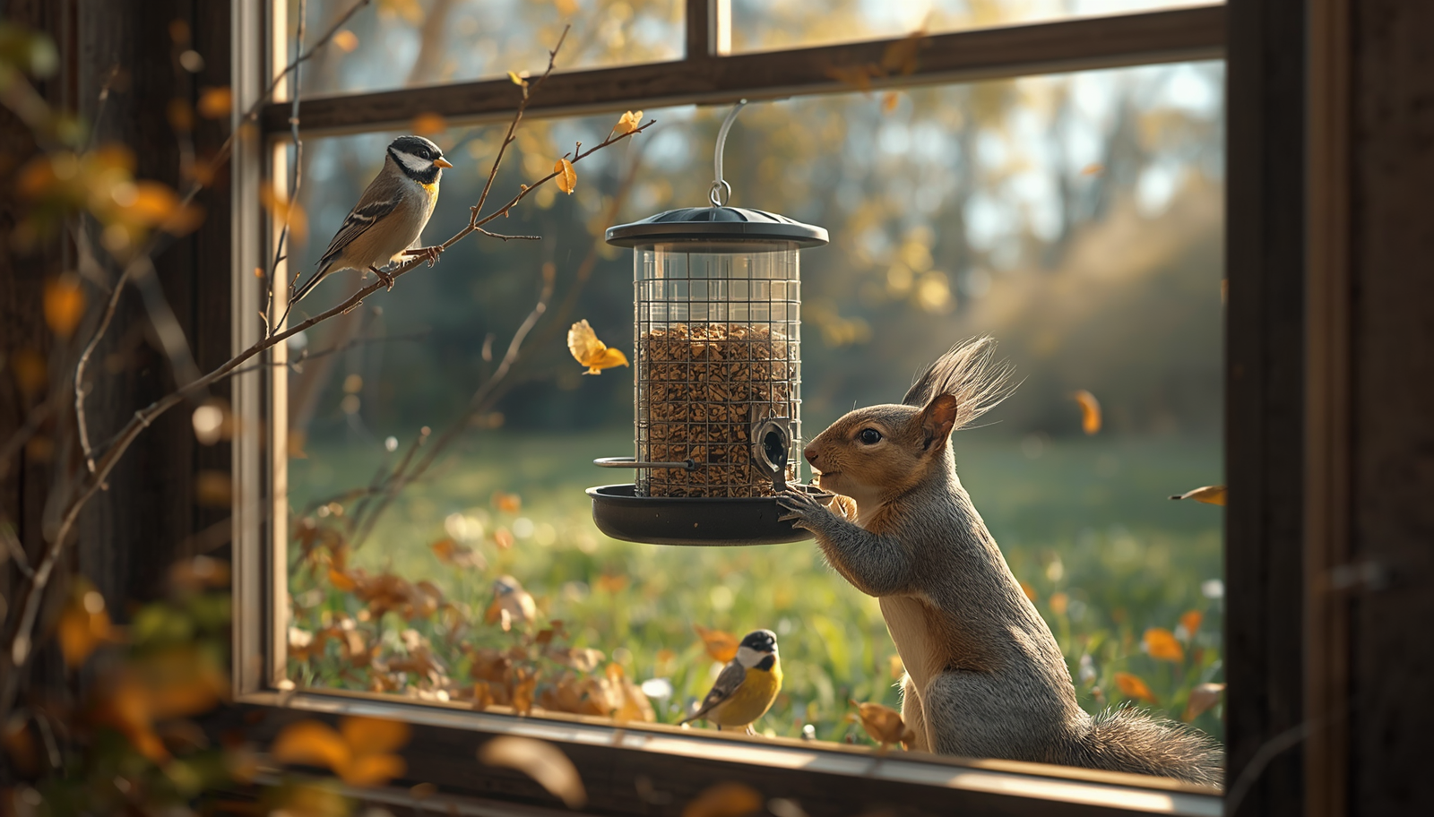 How to Deter Squirrels from Window Bird Feeder Safely