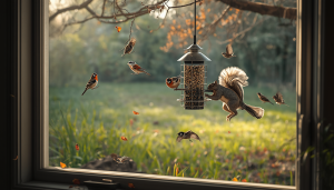 How to Deter Squirrels from Window Bird Feeder Safely